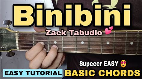shortcut for binibini|BINIBINI (ZACK TABUDLO) guitar tutorial .